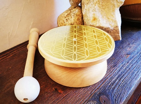 Било круглое ЦВЕТОК ЖИЗНИ Била для звукотерапии, била для музыкотерапии, лечебные била